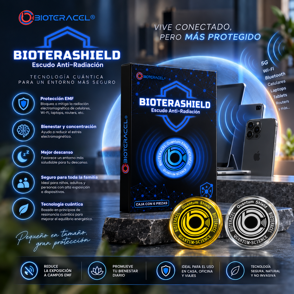 Bioterashield · Escudo para dispositivos (6 piezas)