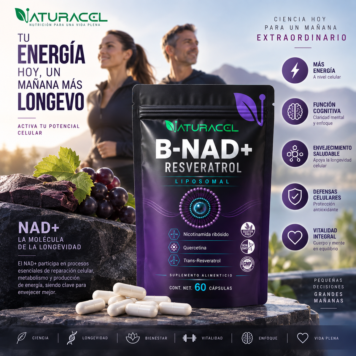 B-NAD+ Resveratrol Liposomal