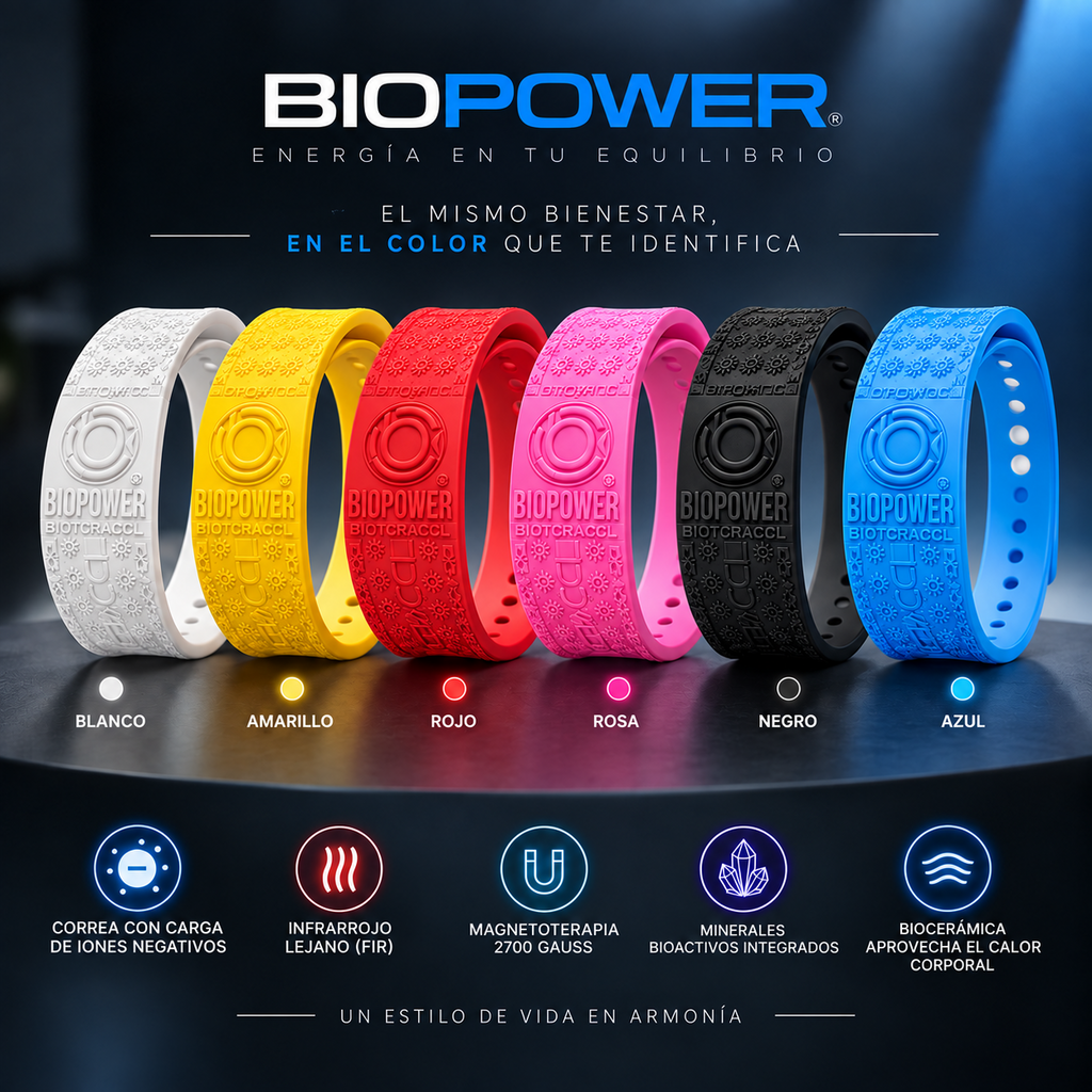 Biopower brazalete biomagnético